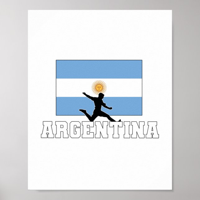 Póster Argentina Football Soccer National Team (Frente)