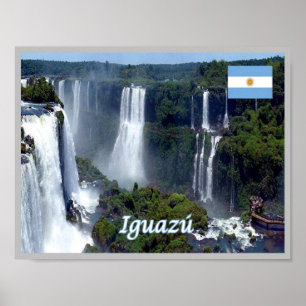 Póster Argentina - Las Cataratas del Iguazú -