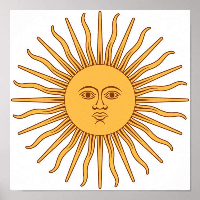 Póster Argentina Sol de Mayo (Frente)