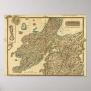 Póster Argyllshire del norte