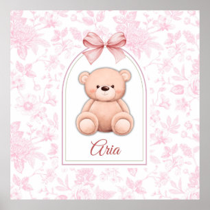 Póster Aria   Diseño personalizado para guardería con osi