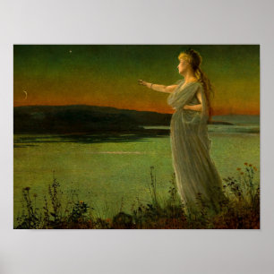 Póster Ariadne en Naxos John Atkinson Grimshaw