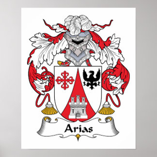 Póster Arias Family Crest