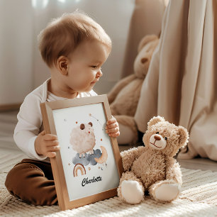 Póster Aries Baby - Tu Pequeña Guardería Zodiac Ram