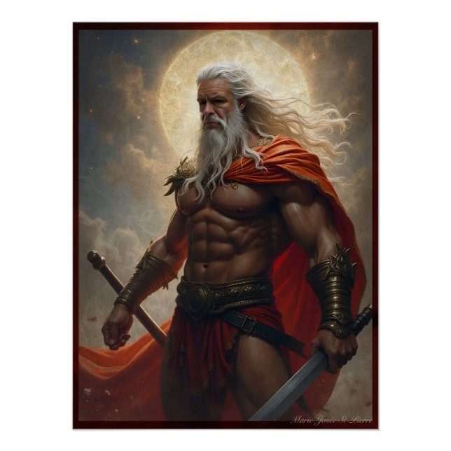 Póster Aries Dios de la Guerra: Leyenda Mítica (Anverso)