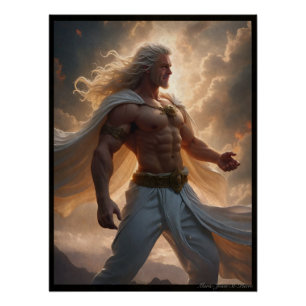 Póster Aries Dios de la Guerra: Luz