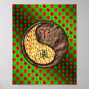 Póster Aries & Earth Goat
