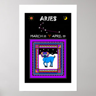 Póster Aries El Poster Ram de 12" x 18"