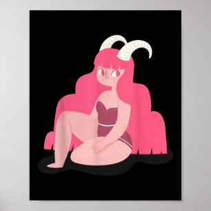 Póster Aries Horóscopo de Regreso a la Escuela Zodiaco As