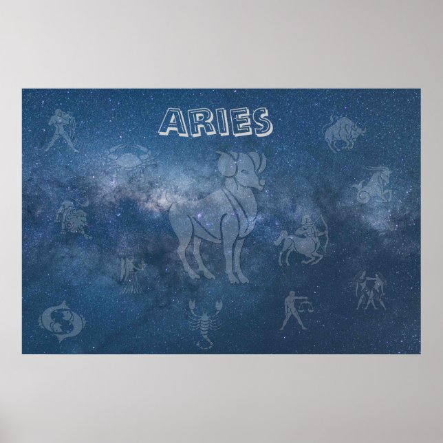 Póster Aries Transparentes (Frente)