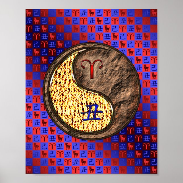 Póster Aries y Earth Ox (Frente)