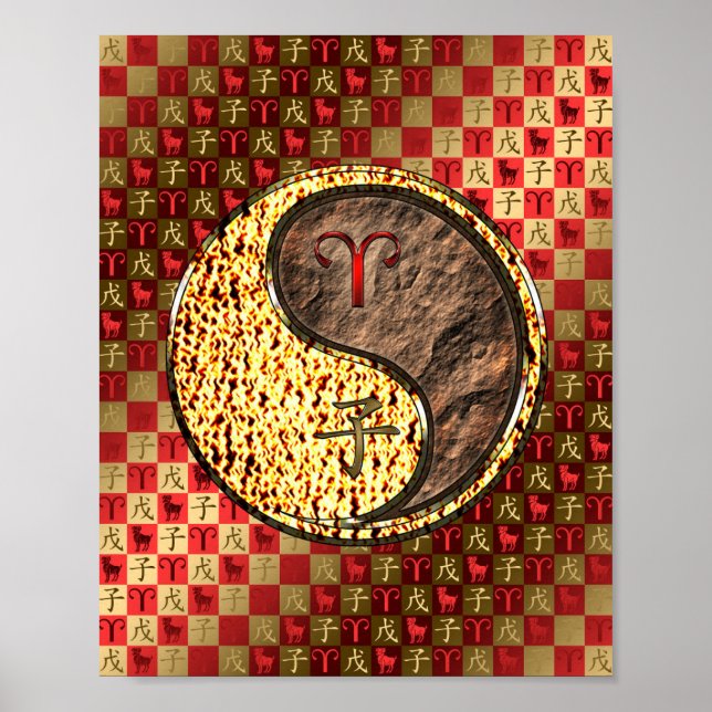 Póster Aries y Earth Rat (Frente)