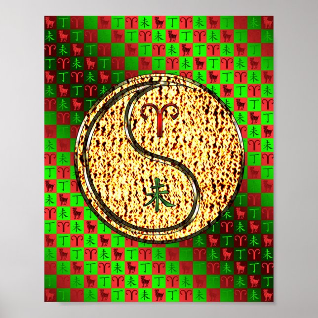 Póster Aries y Fire Goat (Frente)