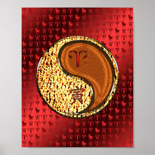 Póster Aries y Wood Tiger
