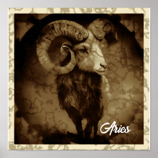 Póster Aries Zodiac Poster