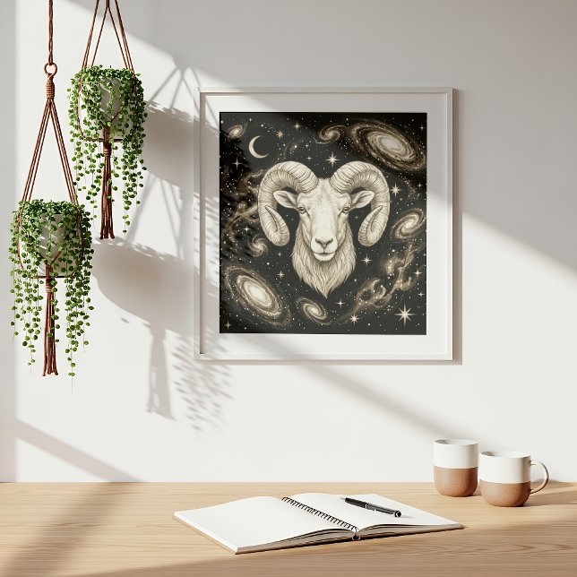 Póster Aries Zodíaco Celestial Astrología (Subido por el creador)