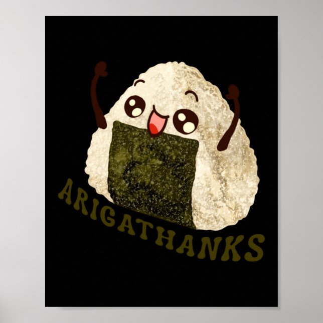 Póster Arigathanks (Frente)