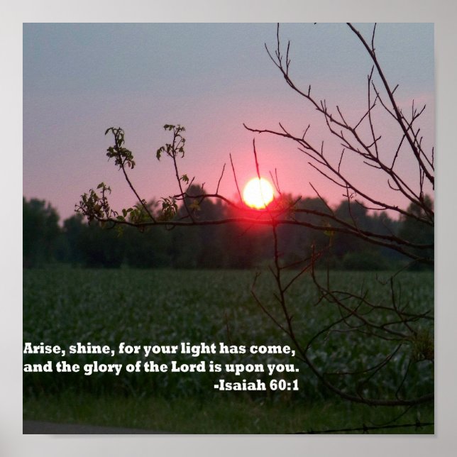 Póster Arise and Shine Poster (Frente)