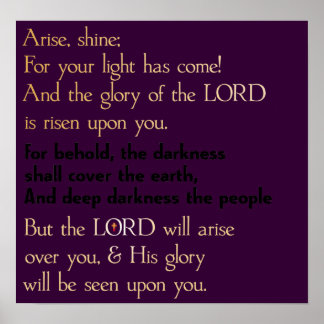 Póster Arise & Shine