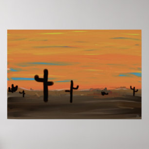 Póster Arizona Cacti