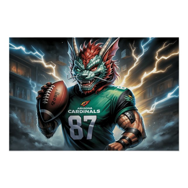 Póster Arizona Cardinals 6 (Anverso)