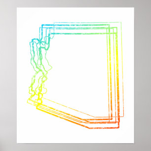 Póster arizona chill blur