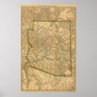 Póster Arizona de Rand McNally