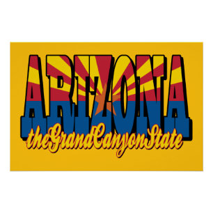 Póster Arizona el Gran Estado del Cañón