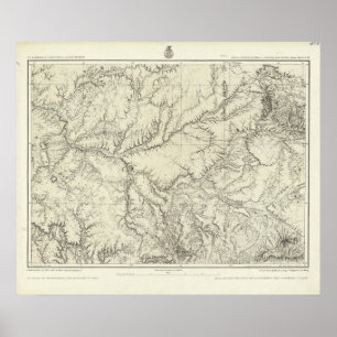 Póster Arizona oriental y Nuevo México occidental