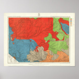 Póster Arizona oriental y Nuevo México occidental