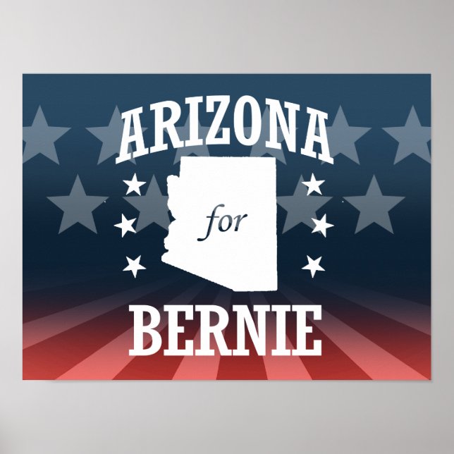PÓSTER ARIZONA PARA BERNIE SANDERS (Frente)