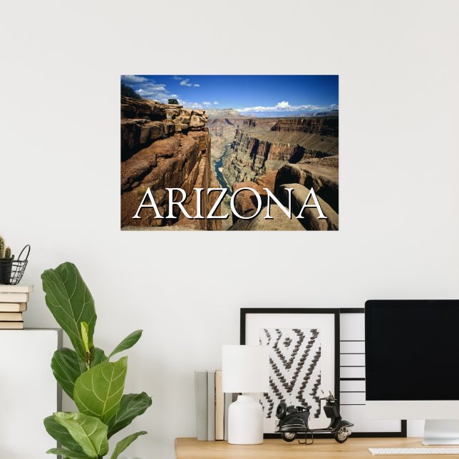 Póster Arizona | Parque nacional del Gran Cañón (Oficina en casa)