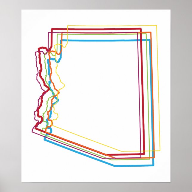 Póster arizona pride blur (Frente)