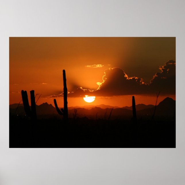 Póster Arizona Sunset (Frente)