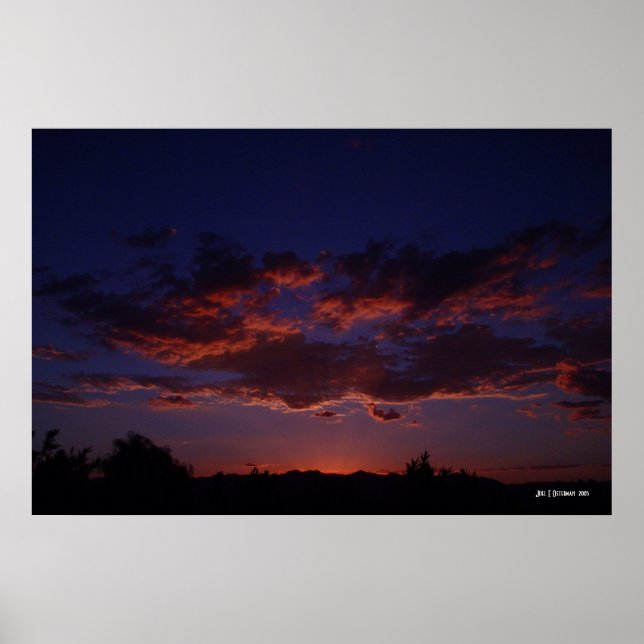 Póster Arizona Sunset 14 (Frente)