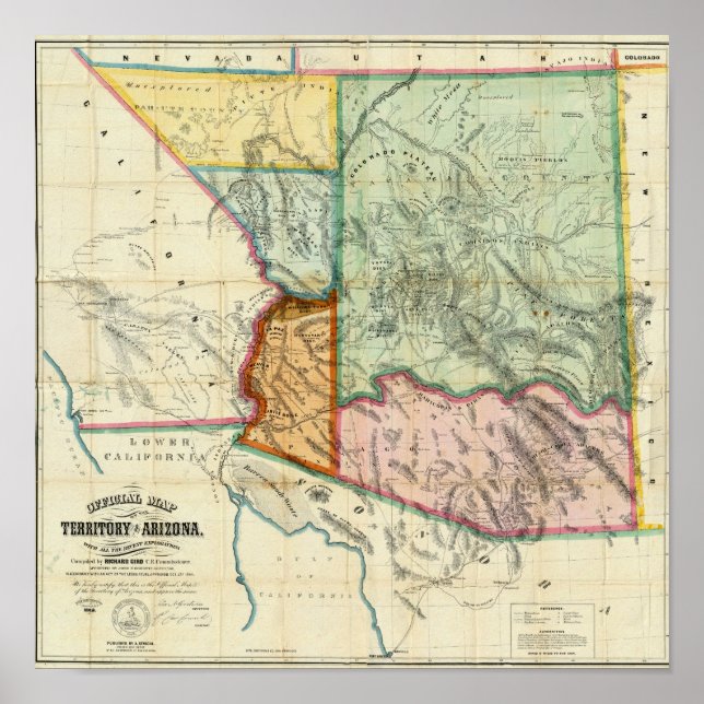 Póster Arizona Territory (Frente)