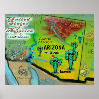 Póster Arizona USA