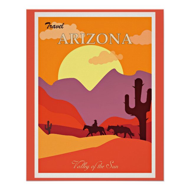 Póster Arizona Valle del Sol (Anverso)