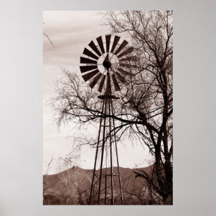 Póster Arizona Windmill Poster