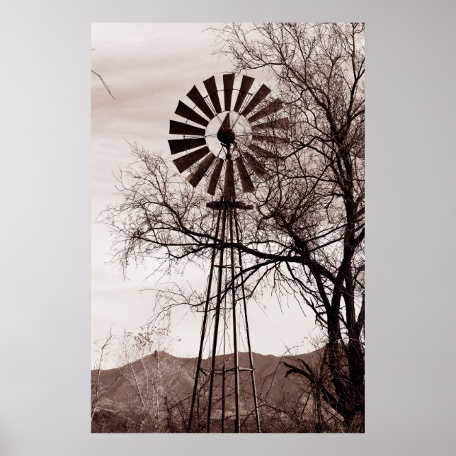 Póster Arizona Windmill Poster (Frente)