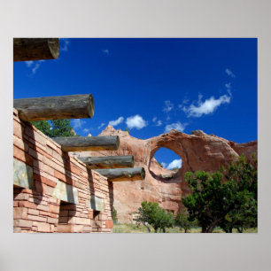 Póster Arizona, Window Rock. Capital de los navajos