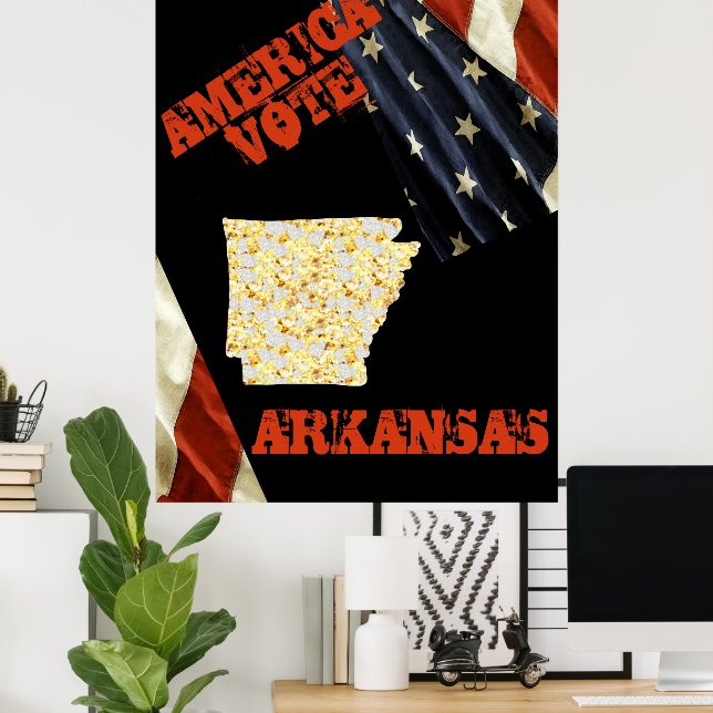 PÓSTER ARKANSAS  (Oficina en casa)