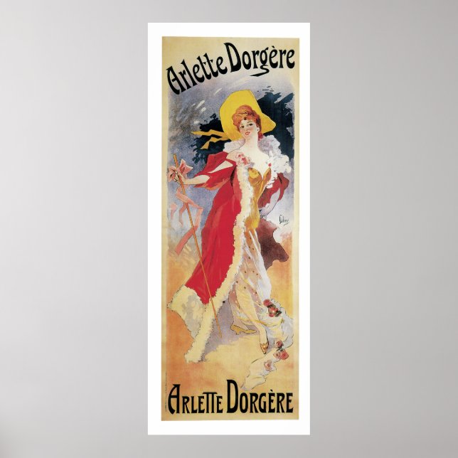 Póster Arlette Dorgere, Art Nouveau de 1904 (Frente)