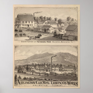 Póster Arlington Vermont