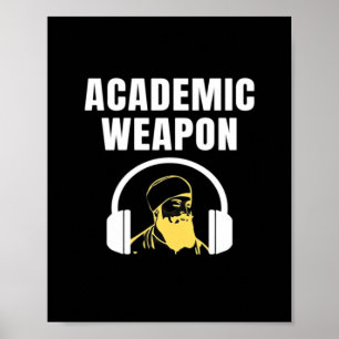 Póster Arma Académica - Clásico Divertido Inspirador
