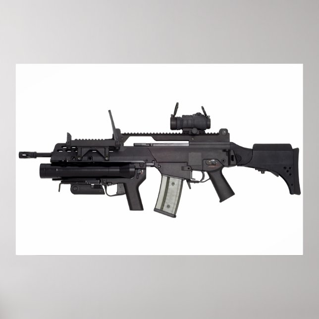 Póster arma automática G36 (Frente)