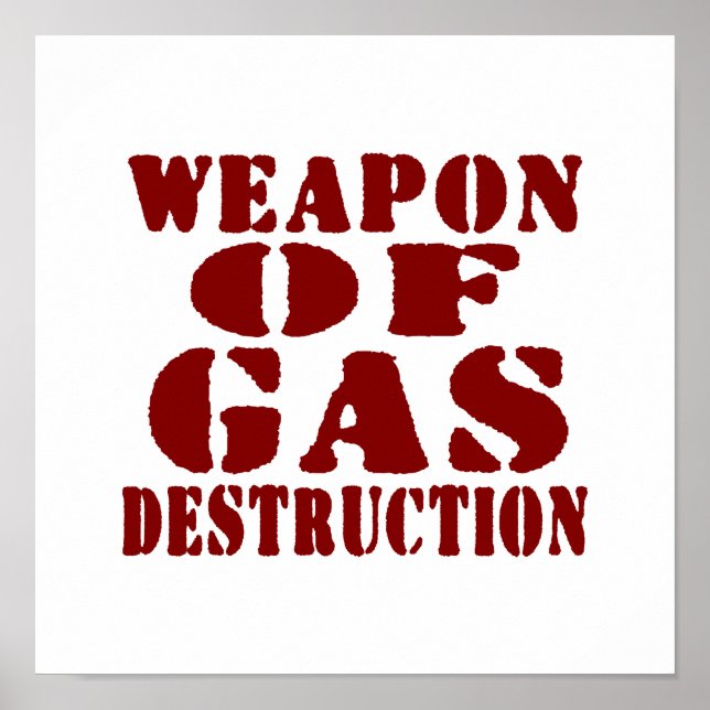 Póster Arma De Destrucción De Gas (Frente)