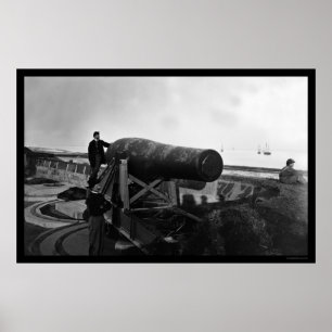 Póster Arma de Lincoln en Fort Monroe, VA 1864