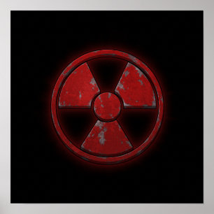 Póster Arma nuclear roja