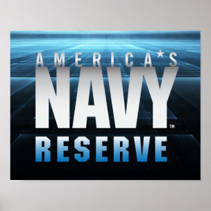 Póster Armada de Estados Unidos Reserva naval de los Es